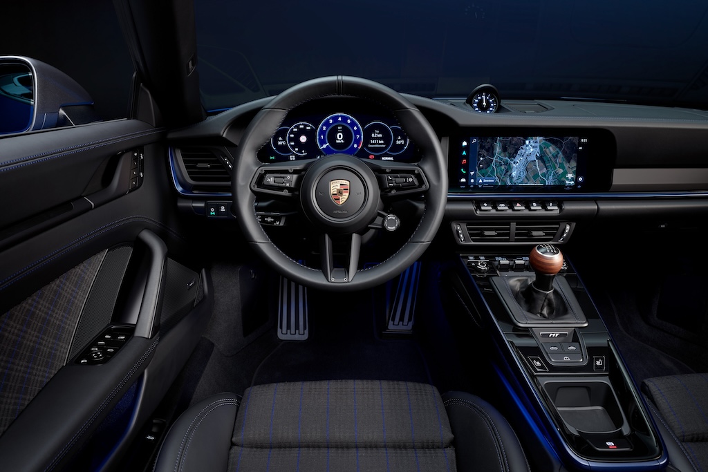 For ægte entusiaster: Den nye 911 Carrera T
(Foto: Porsche AG)